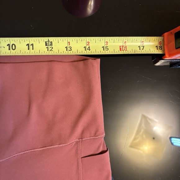 NEW Soma 24/7 High Waist Pocket Leggings  L Orange Stretch Activewear - Picture 4 of 6